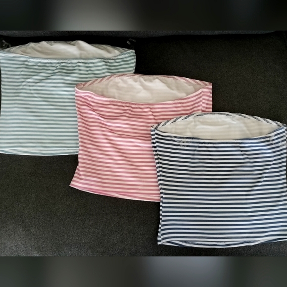 Striped Tube Tops - Picture 2 of 4